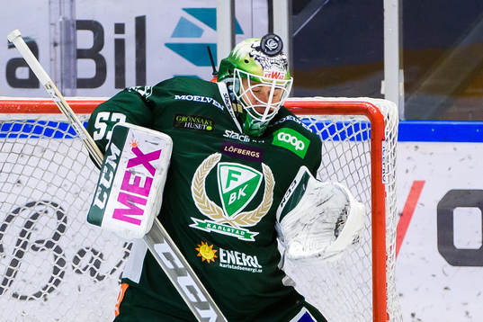 Färjestads målvakt Markus Svensson