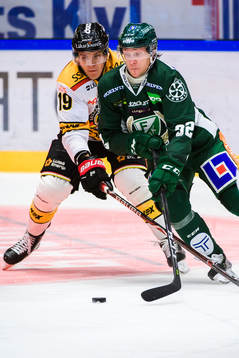 Luleås Joonas Jalvanti och Färjestads Jesper Olofsson