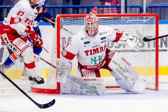 Timrås målvakt Victor Brattström