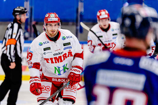 Timrås Sebastian Collberg jublar