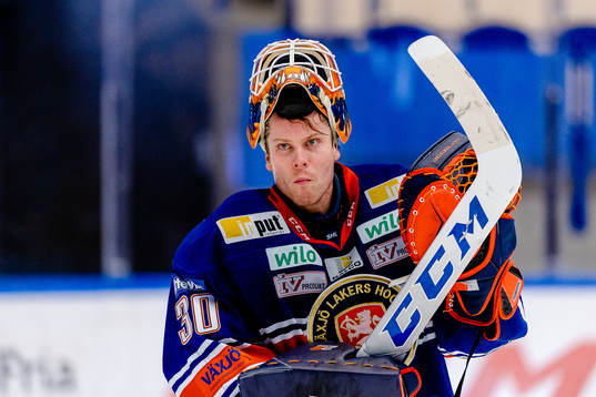 Växjös målvakt Viktor Fasth