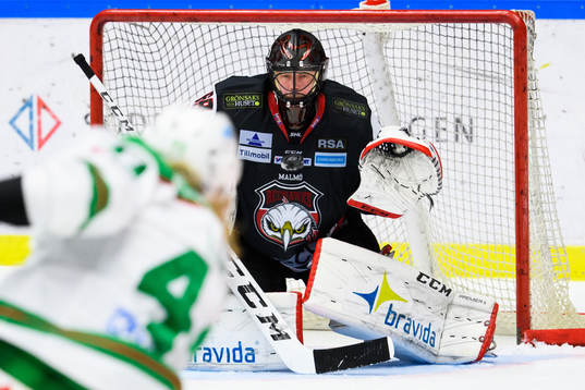 Malmö Redhawks målvakt Oscar Alsenfelt