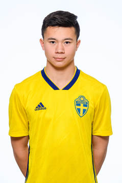Hugo Moldin i P16-landslaget
