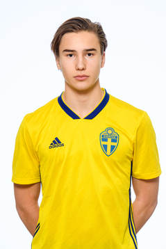 Max Schulz Slotte i P16-landslaget