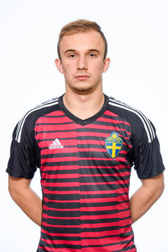 Alexander Westberg, målvakt i P16-landslaget