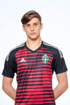 Wille Jakobsson, målvakt i P16-landslaget