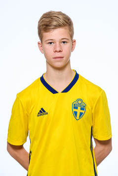 Filip Gustafsson i P16-landslaget