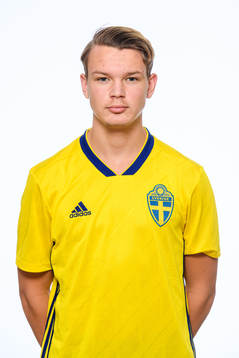 Sebastian Forsberg i P16-landslaget