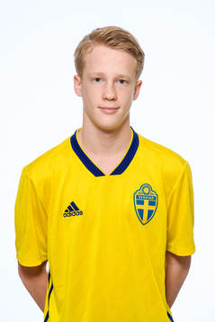 David Edvardsson i P16-landslaget