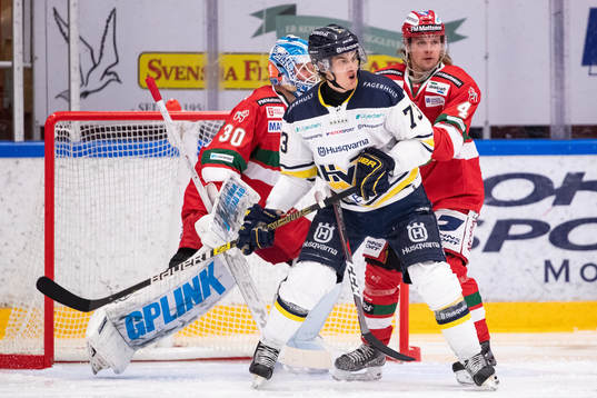 s Sebastian Wännström och Moras Viktor Amnér framför