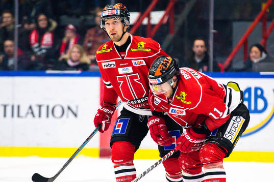 Örebros Aaron Palushaj leds av isen