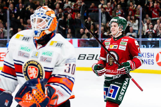 Frölundas Samuel Fagemo jublar
