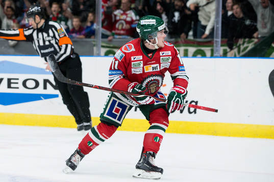 Frölundas Samuel Fagemo jublar