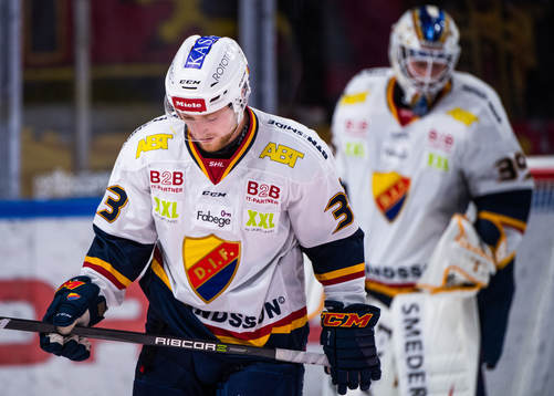 Djurgårdens Linus Hultström deppar