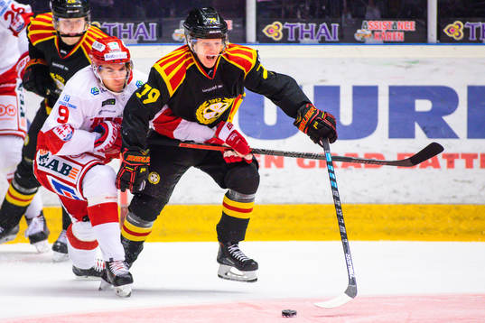 Timrås Rickard Palmberg och Brynäs Daniel Mannberg