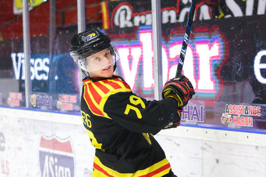 Brynäs Daniel Mannberg jublar