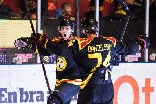Brynäs Joel Kellman jublar