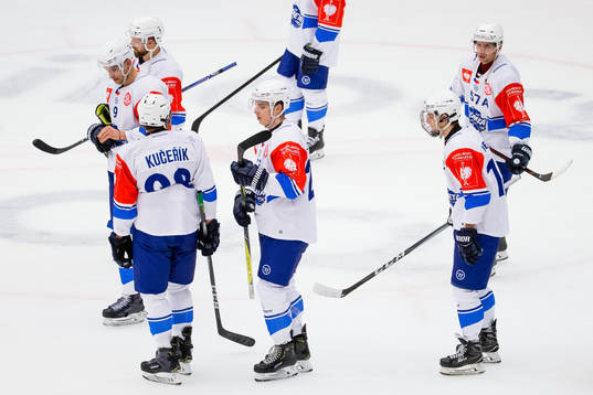 Dejected players of Kometa Brno