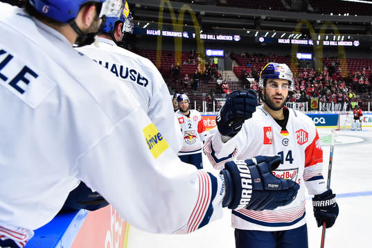 Justin Shugg of Red Bull Munich celebrates