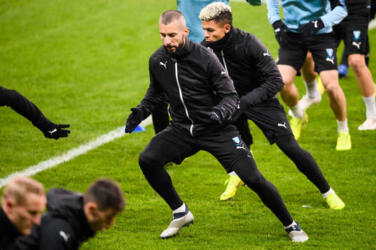 Guillermo Molins and Romain Gall of Malmö FF