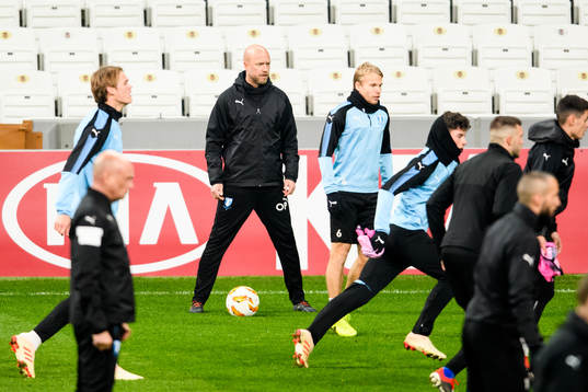 Assistant coach Olof Persson of Malmö FF