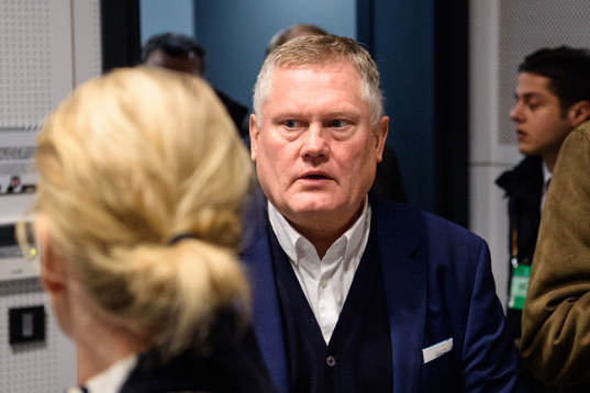 Anders Pålsson temporary chairman of Malmö FF prior to a