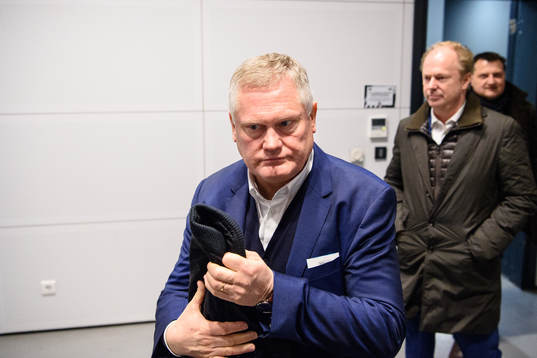 Anders Pålsson temporary chairman of Malmö FF prior to a