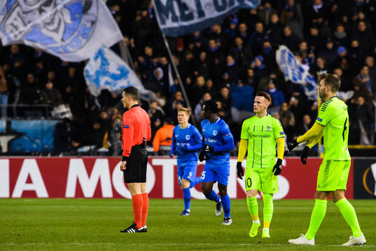 Tobias Heintz of Sarpsborg 08 looks dejected