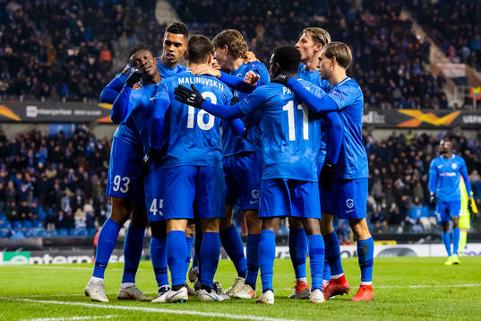 during the Europa League group stage match between Genk and