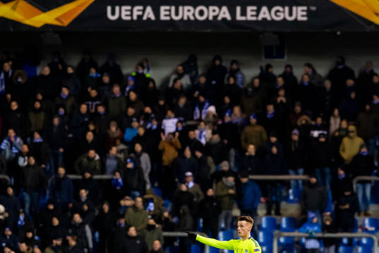 during the Europa League group stage match between Genk and