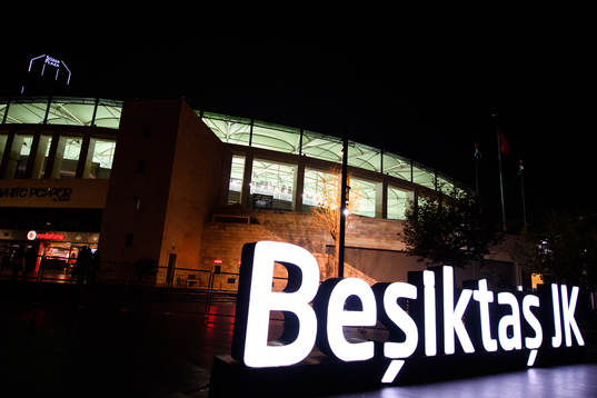 Besiktas Park prior to the Europa league match between