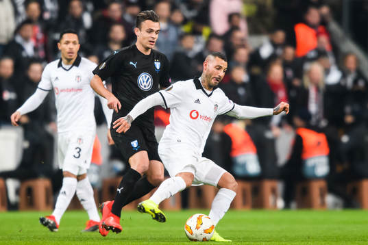 Andreas Vindheim of Malmö FF and Ricardo Quaresma of