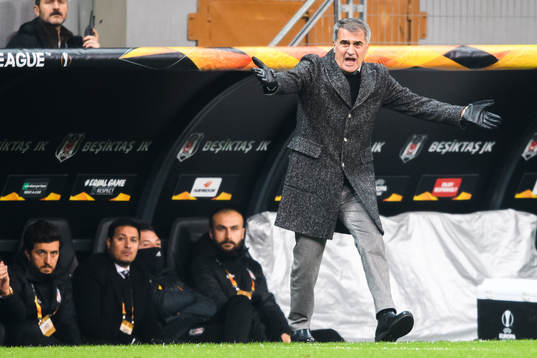 Senol Günes, head coach of Besiktas