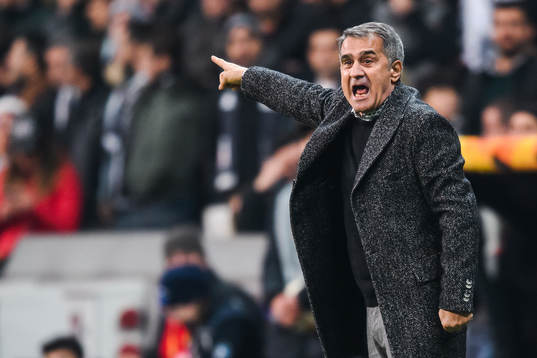 Senol Günes, head coach of Besiktas