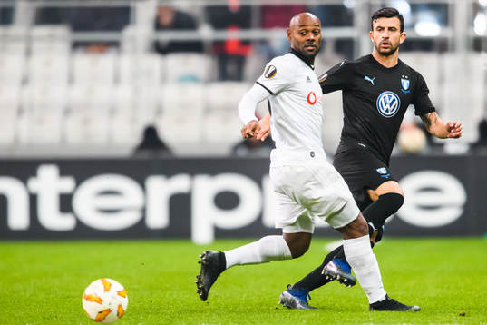 Behrang Safari of Malmö FF and Vagner Silva De Souza Love