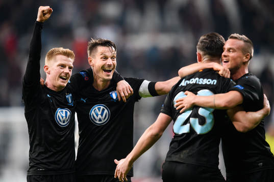 Anders Christiansen, Markus Rosenberg, Marcus Antonsson and