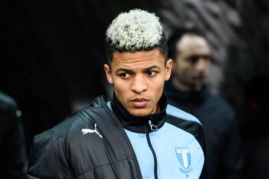 Romain Gall of Malmö FF prior to the Europa league match