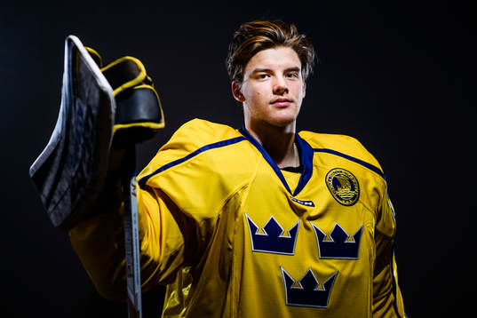 Bläddra bland fler bilder av Ishockey, Inför JVM, Sverige, Pressträff