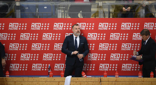 Sweden's head coach Rikard Gronborg