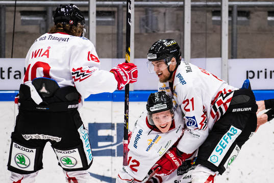 Vita Hästens Marcus Fornell, Simon Krekula och Arvid