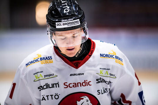 Vita Hästens Erik Borg  deppar