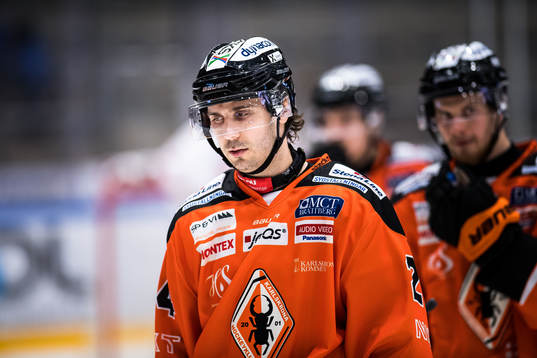 Karlskronas Nick Pageau deppar