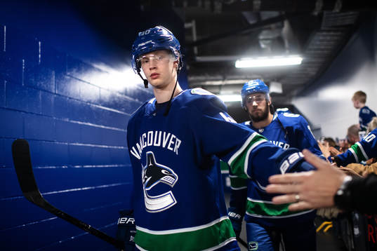 Elias Pettersson of Vancouver Canucks
