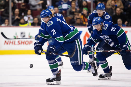 Loui Eriksson of Vancouver Canucks