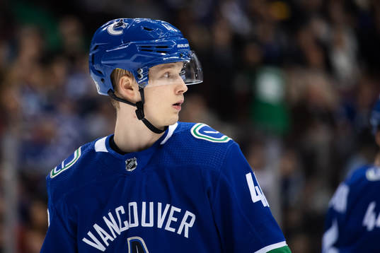 Elias Pettersson of Vancouver Canucks