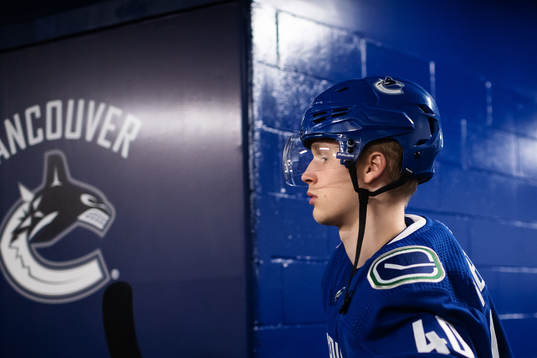 Elias Pettersson of Vancouver Canucks