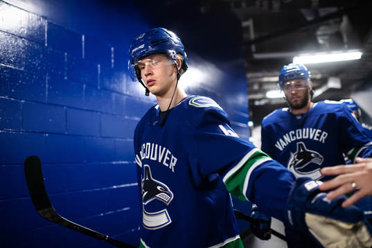 Elias Pettersson of Vancouver Canucks