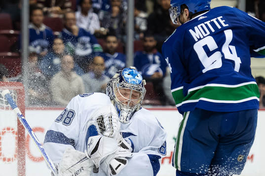 Goalkeeper Andrei Vasilevskiy of Tampa Bay Lightning and