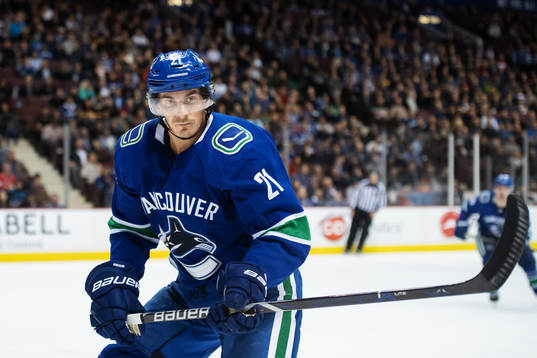Loui Eriksson of Vancouver Canucks