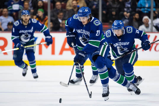 Loui Eriksson of Vancouver Canucks
